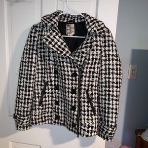Checkered coat